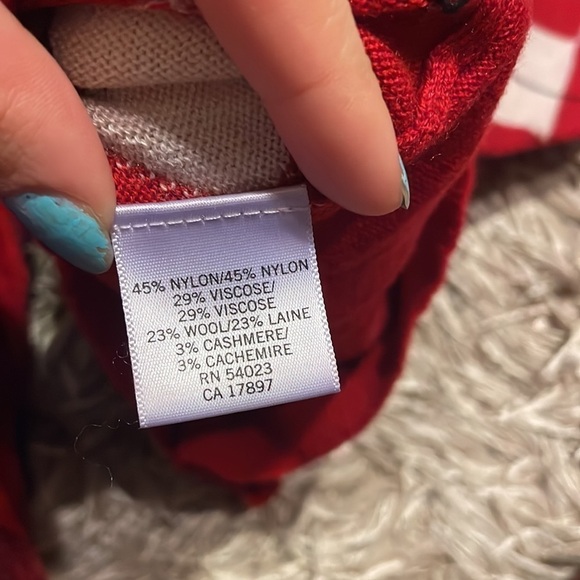 BANANA Republic Argyle Pattern‎ Long Sleeve Sweater Size XS - Picture 6 of 8